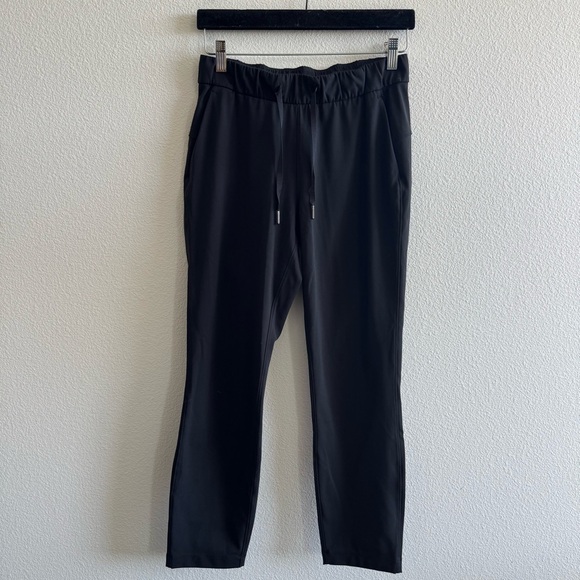 Lululemon On The Fly Pant 28" Black Joggers Pants Minimal Athletic Activewear - Picture 5 of 12